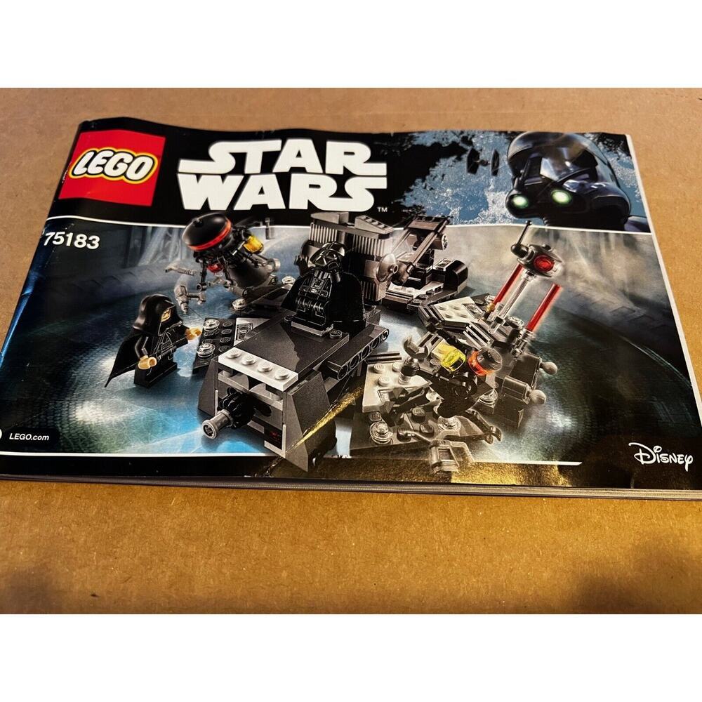 LEGO 75183 Star Wars Instruction Manual ONLY Darth Vader Transformation